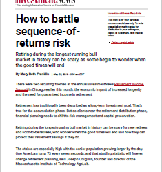 How to battle sequence-of-returns risk