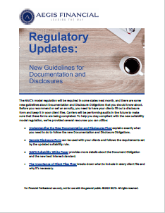 Regulatory Updates: New Guidelines for Documents and Disclosures