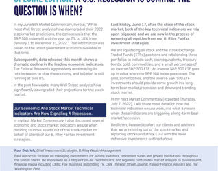 A U.S. Recession is Coming. The Question is When?