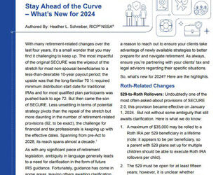 2024 Tax and Social Security Updates